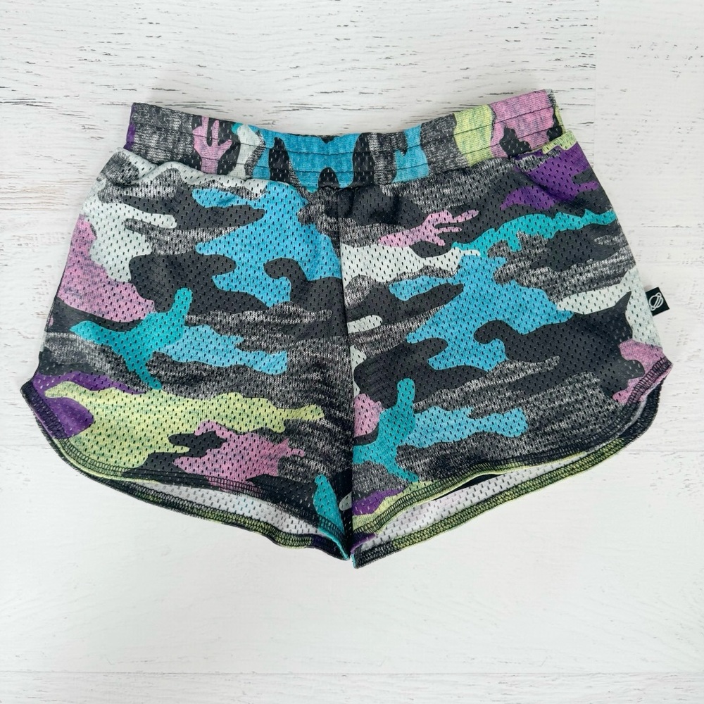 Terez Black Camo Print Shorts Size Medium